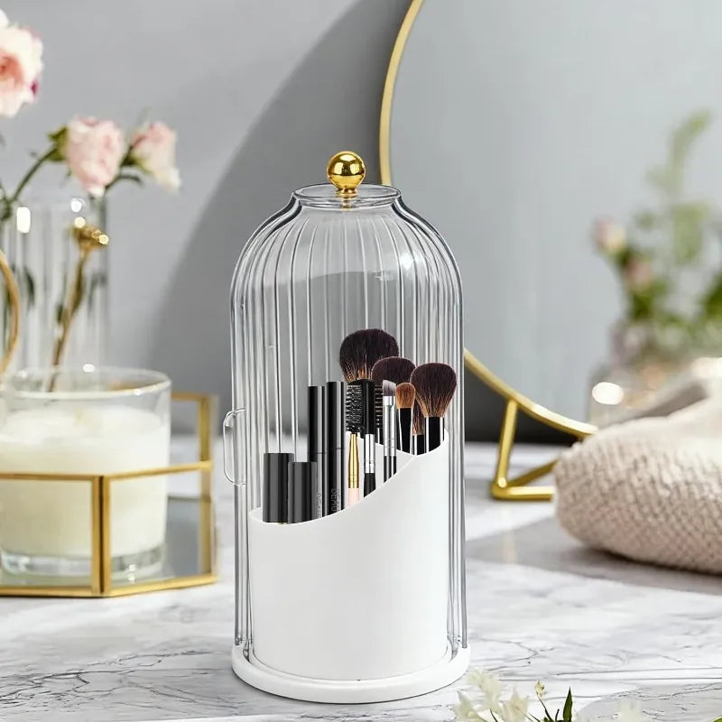 Dust-Proof 360° Luxury Rotating Brush Holder