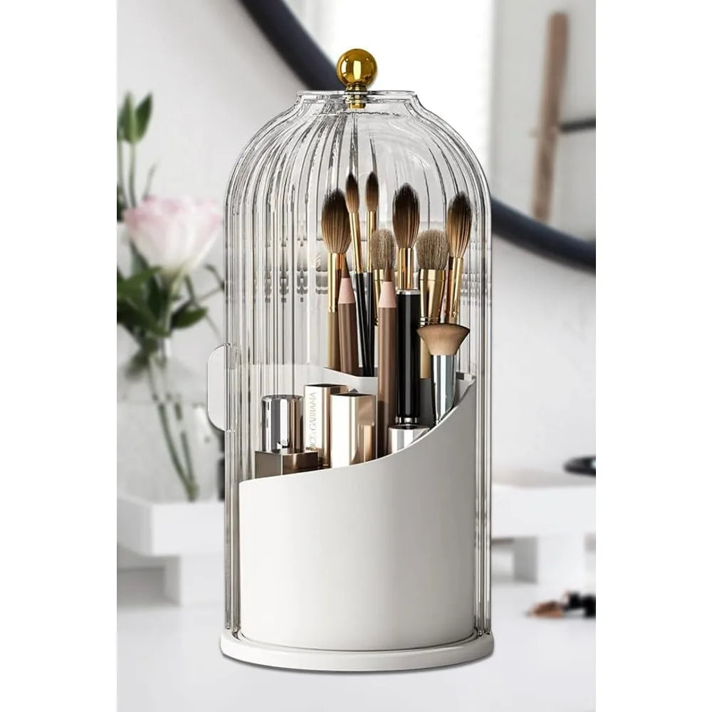 Dust-Proof 360° Luxury Rotating Brush Holder